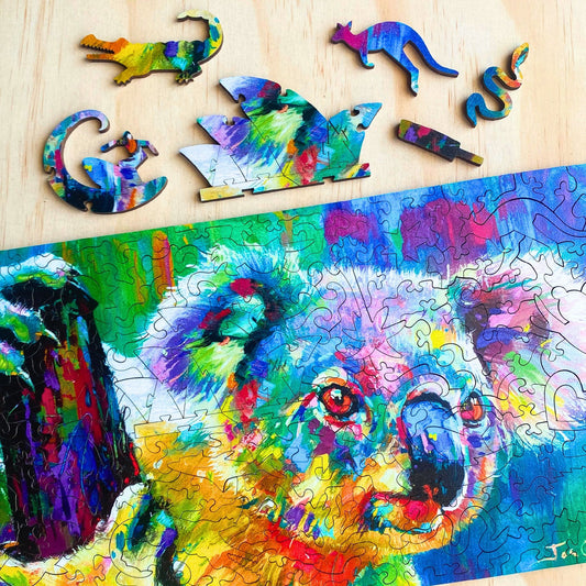TWIGG PUZZLES - CUDDLY KOALA JIGSAW 168PC
