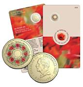 2025 $2 POPPY WEARTH 80TH ANNIVERSARY COLOURED Uncirculated Coin