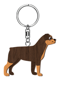HANDMADE KEYRING ROTTEEILER