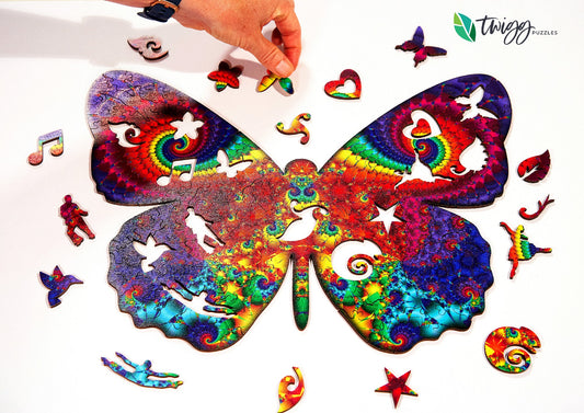 TWIGG PUZZLES - BUTTERFLY JIGSAW 167PC