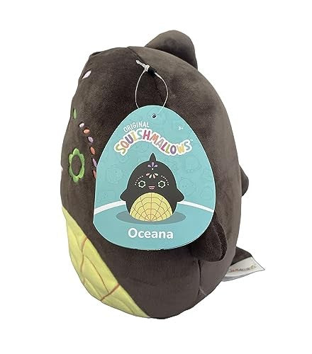 Squishmallows 8  Day of the Dead Oceana the Shark Plush Squishy Halloween