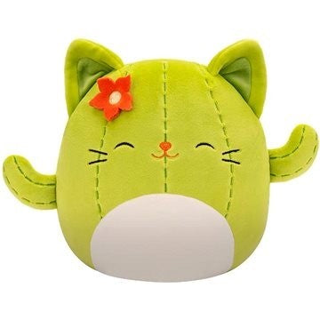 Squishmallows Ms. Miss the Green Cactus Cat W/Closed Eyes 7.5" Plush Soft Toy