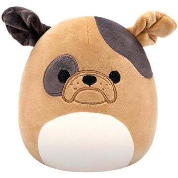 Squishmallows Loafer the Brown Bulldog W/Dark Brown Spots 7.5" Plush Soft Toy