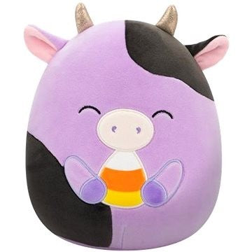 Squishmallows Halloween Alexie the Purple Cow 7.5" Plush