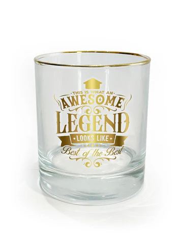 LEGEND  GLASS TUMBLER AWESOME