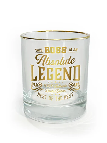 LEGEND  GLASS TUMBLER BOSS
