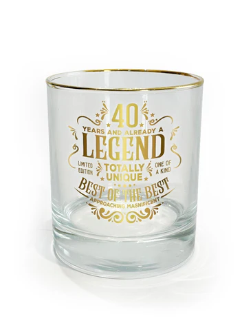 LEGEND  GLASS 40 YEARS