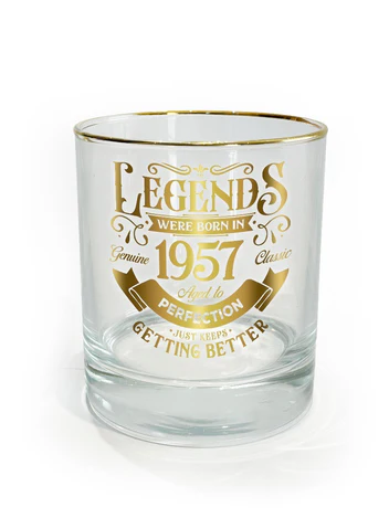 LEGEND  GLASS TUMBLER 1957