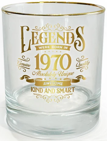 LEGEND  GLASS TUMBLER 1970