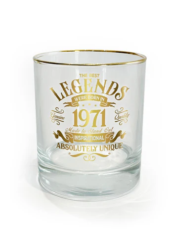 LEGEND  GLASS TUMBLER 1971
