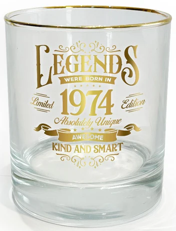 LEGEND  GLASS TUMBLER 1974