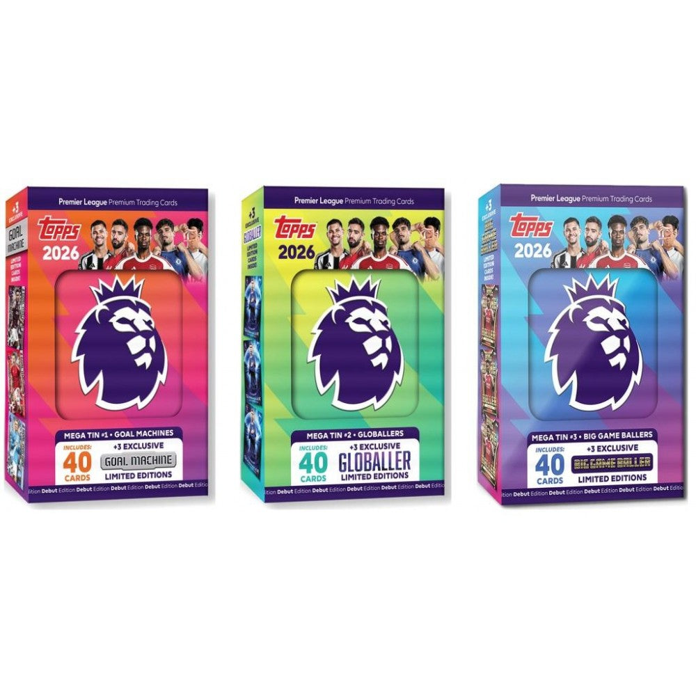 Topps 2026 Premier League MEGA Tin 40 CARDS