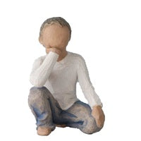 WT INQUISITIVE CHILD FIGURINE