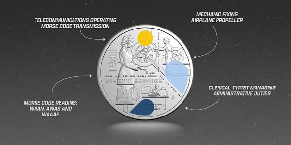 1941: Service Amid Strife Second World War 2026 UNC 3 Coin set