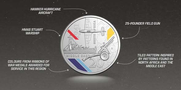 1941: Service Amid Strife Second World War 2026 UNC 3 Coin set