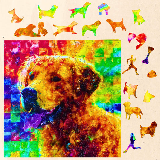 TWIGG PUZZLES - GOLDEN RETRIEVER  JIGSAW 202 PC