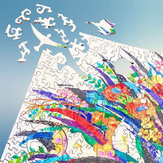 TWIGG PUZZLES - BLACK COCKATOO 389 PCE