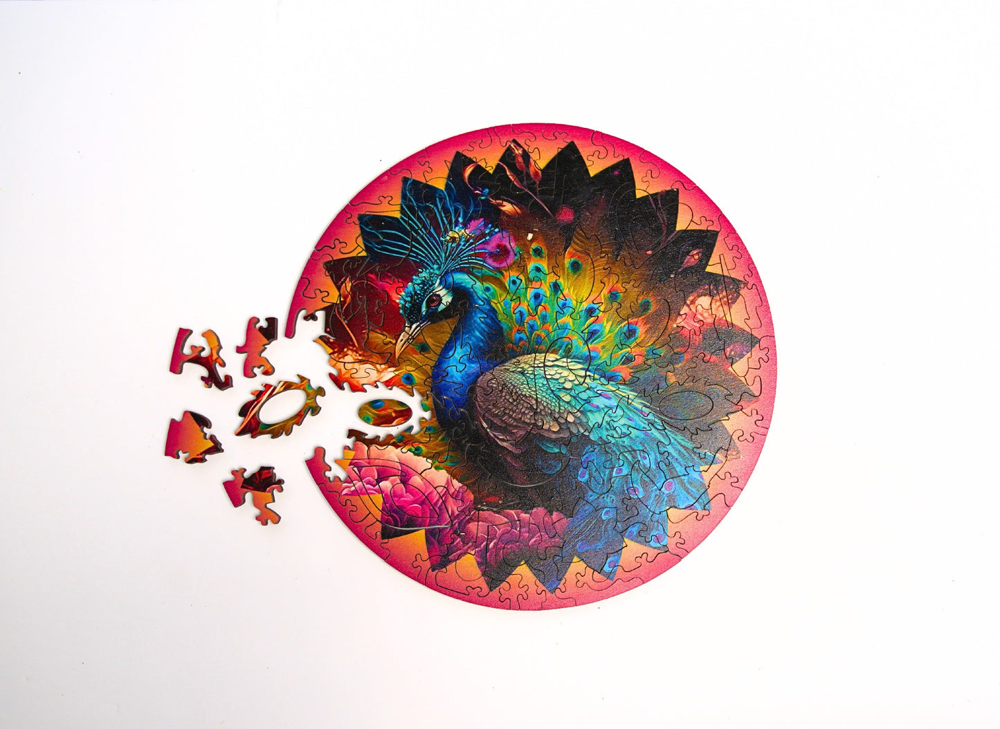 TWIGG PUZZLES - PEACOCK-  JIGSAW 118 PC