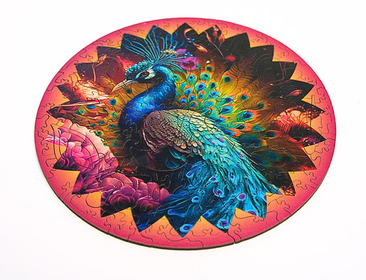 TWIGG PUZZLES - PEACOCK-  JIGSAW 118 PC