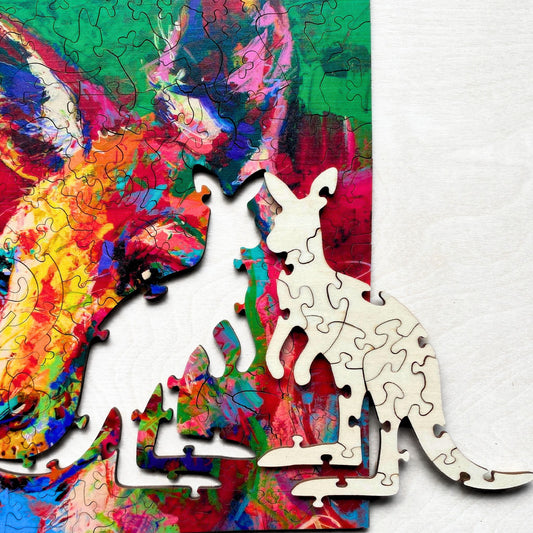 TWIGG PUZZLES - CLIVE KANGAROO JIGSAW 168PC