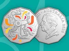 CELEBRATE 50c COLOURED COIN UNC