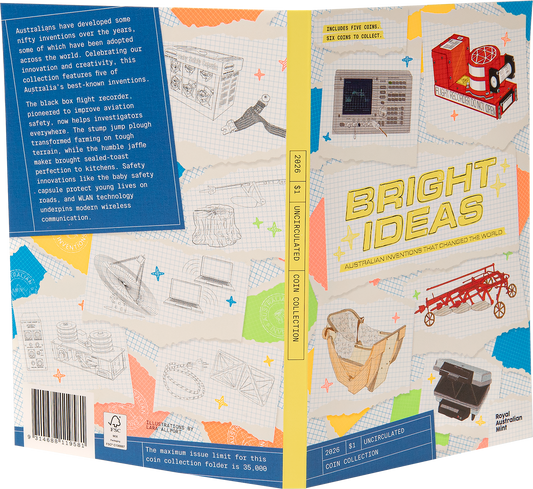 Bright Ideas 2026 $1 Uncirculated Collection Folder and Five-Coin Set