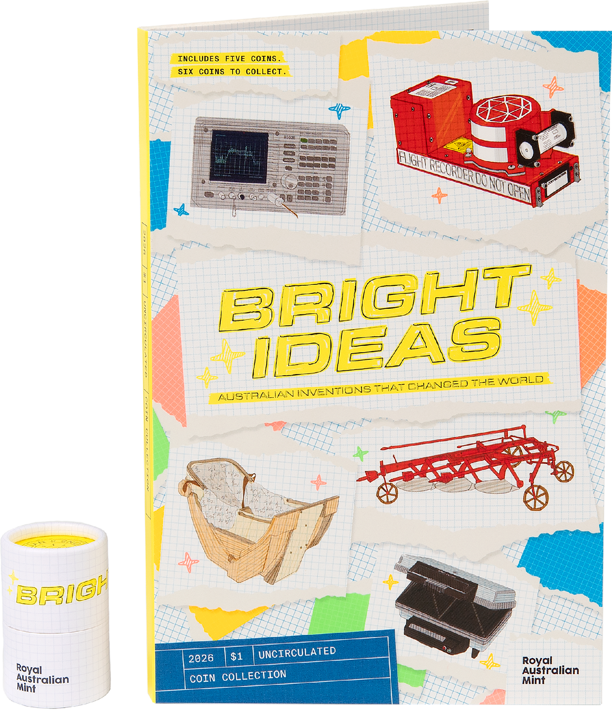 Bright Ideas 2026 $1 Uncirculated Collection Folder and Five-Coin Set