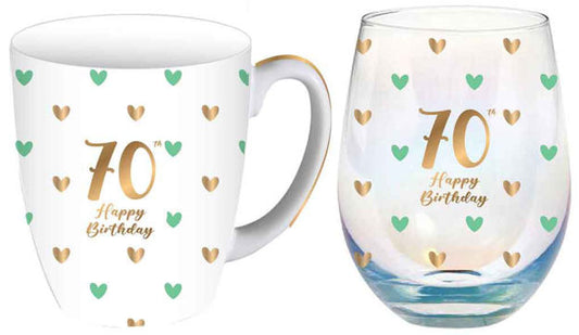 Sweethearts Mug SL Gls Set 70: BOXED