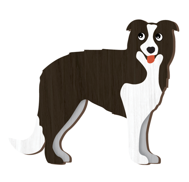 HANDMADE MAGNET BORDER COLLIE