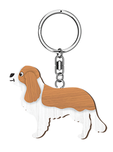 HANDMADE KEYRING COCKER SPANIEL
