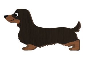 HANDMADE MAGNET DACHSHUND