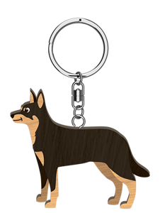 HANDMADE KEYRING KELPIE