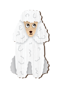 HANDMADE MAGNET POODLE