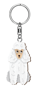 HANDMADE KEYRING POODLE