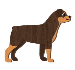 HANDMADE MAGNET ROTTWEILER