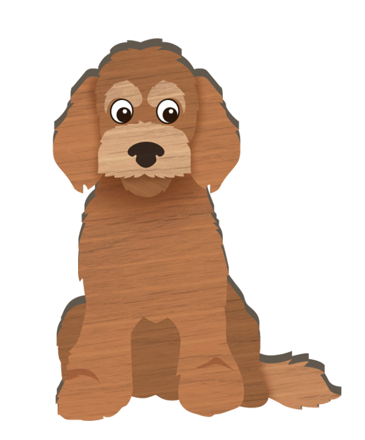 HANDMADE MAGNET SPOODLE