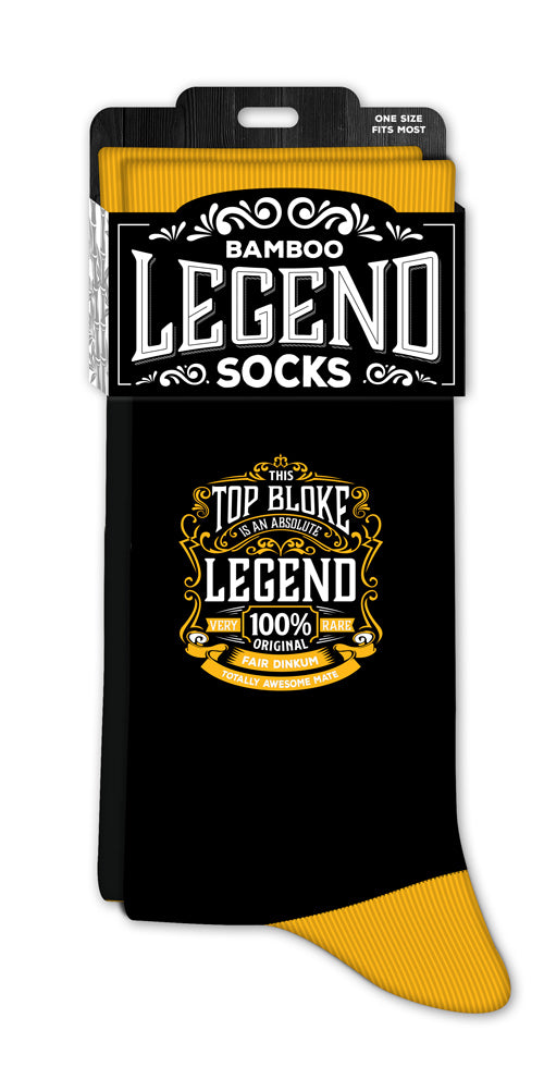 TOP BLOKE LEGEND SOCKS