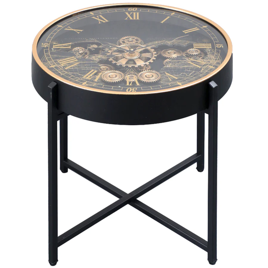 ROUND VASCO MAP WALL CLOCK SIDE MAP50CM