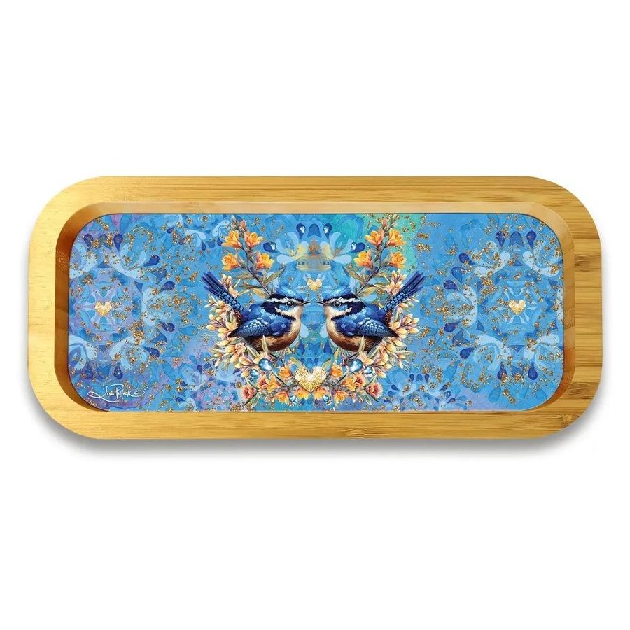 LP TRINKET TRAY ROYAL WRENS