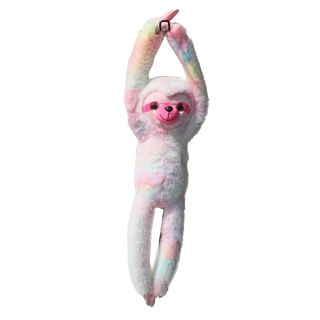 HANGING SLOTH GRACE PASTEL RAINBOW