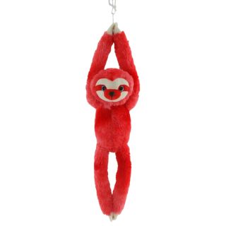 HANGING SLOTH RUBY RED